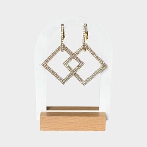 Square Dangle Night Out Earring